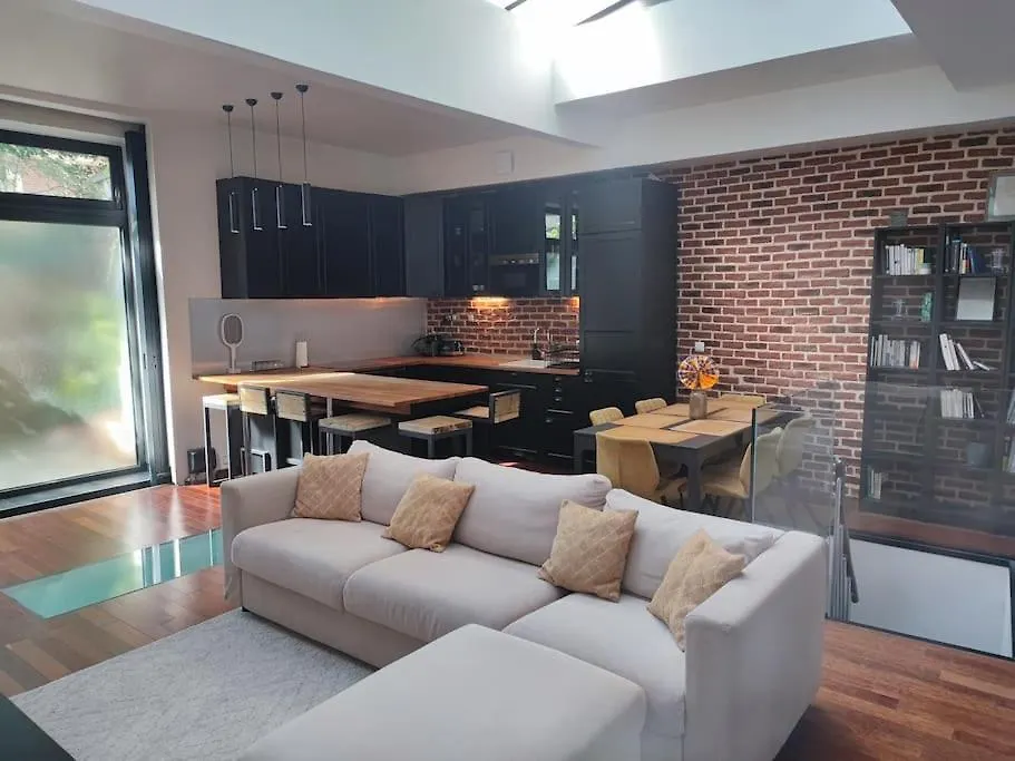 Loft Paris Centre Face Au Parc Des Buttes Chaumont Apartment France